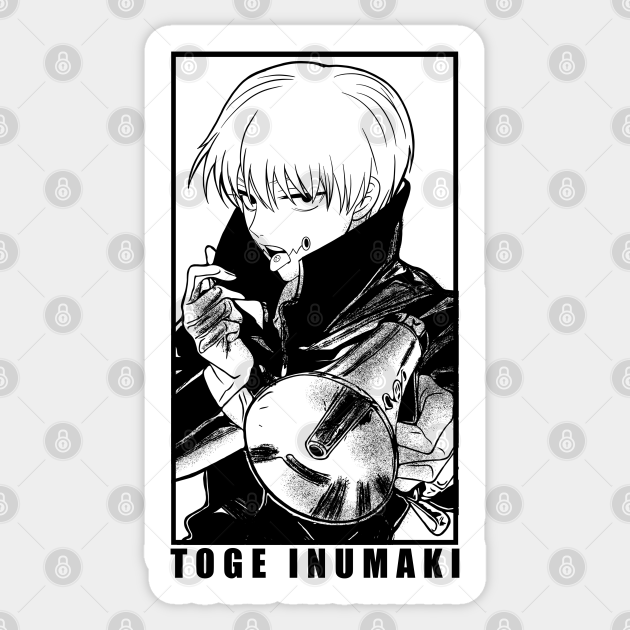 inumaki toge manga panel Toge Inumaki Sticker TeePublic